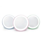 LED Makeup Mirror Manufacturer - Private Label High Quality Foldable Table Led Makeup Mirror Hot Sale Handheld Travel