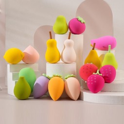 Makeup Blender Sponge Factory - Wholesale Custom Soft Fine Texture Fruit Makeup Blender Sponge Wet and Dry Beauty Sponge