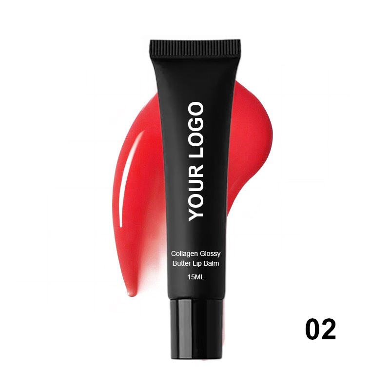 Lip Plumper Gloss Manufacturer - Private Label 6 Shades Peptide Color-Changing Nourishing Lip Balm Serum Hydrating