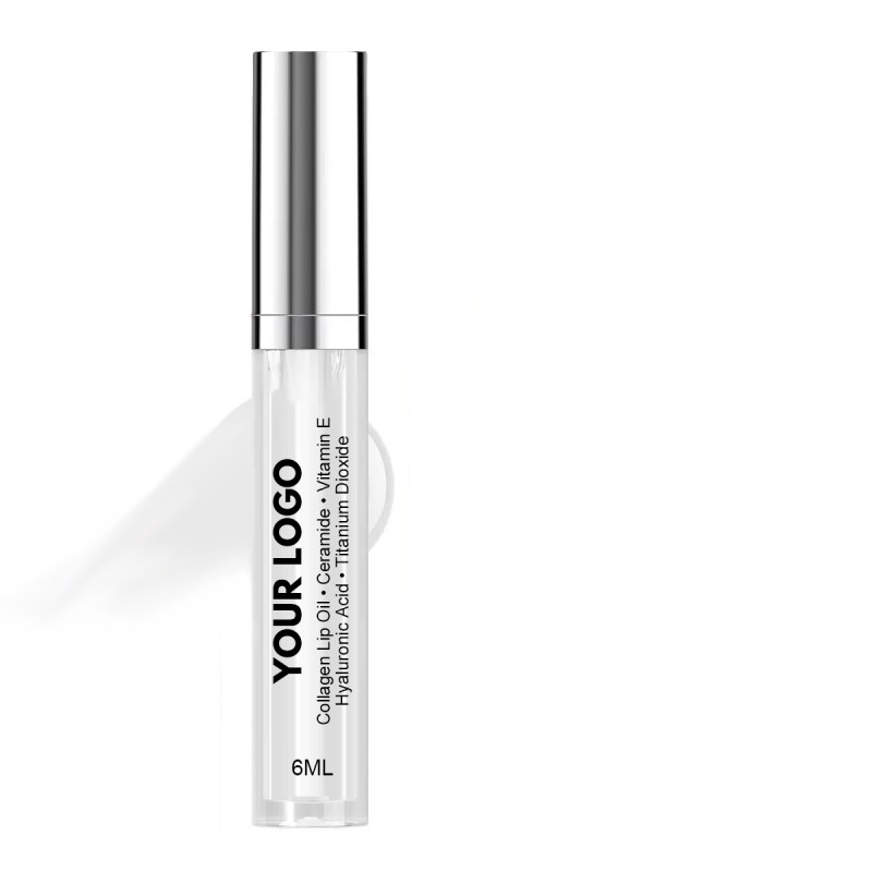 Collagen Lip Balm Supplier - Private Label Long-lasting Hyaluronic Acid Vitamin E Collagen Lip Oil Hydrating Cosmetics