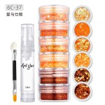 Glitter Gel Kit Factory - Private Label 11 Colors Eyeshadow Glitter Glue Gel Kit Long Lasting Glitter Gel Festival Party