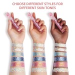 Glitter Gel Factory - Private Label Organic 6 Colors Vegan Fish Scale Glitter Gel High Pigment 24H Long Lasting Eyeshadow