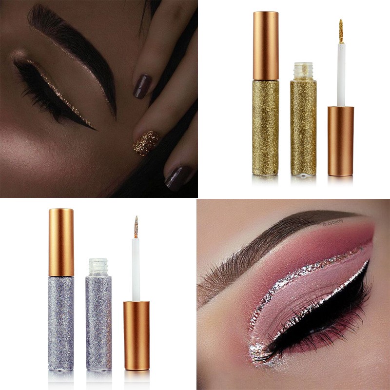 Glitter Gel Manufacturer - Wholesale Luxury Brand Long Lasting 5-color Glitter Gel Makeup Face Body Cosmetic Eyeshadow