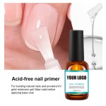 Nail Primer Manufacturer - Private Label Eco Friendly Organic Vegan Acid-free UV Gel Base Primer for Nail Art