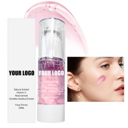 Hydrating Primer Supplier - Rose Private Label Wholesale Invisible Pore Hydrating Face Primer Pink Cruelty Free Vegan