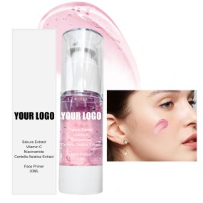 Hydrating Primer Supplier - Rose Private Label Wholesale Invisible Pore Hydrating Face Primer Pink Cruelty Free Vegan