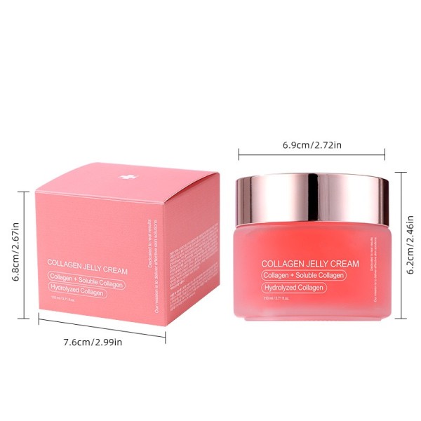 Facial Cream Manufacturer - Private Label Face Care Brightening Non-irritant Hydrolyzed Collagen Facial Cream Gel