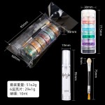 Glitter Gel Kit Factory - Private Label 11 Colors Eyeshadow Glitter Glue Gel Kit Long Lasting Glitter Gel Festival Party