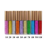 Glitter Gel Manufacturer - Wholesale Luxury Brand Long Lasting 5-color Glitter Gel Makeup Face Body Cosmetic Eyeshadow