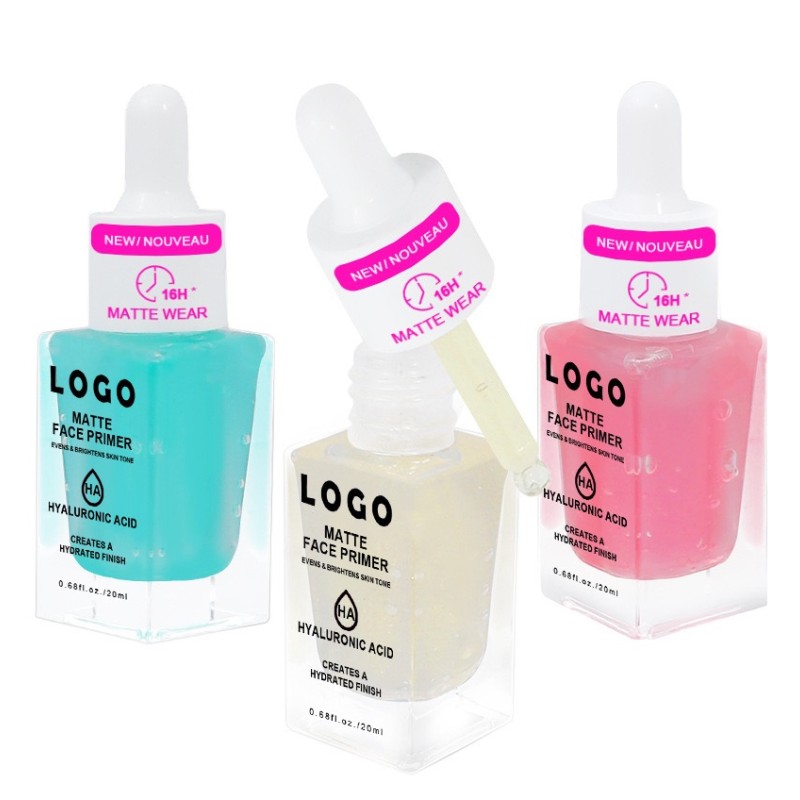 Face Primer Factory - Private Label Custom Logo 3 Colors Brightens Long Lasting Oil Control Beauty Soft Liquid