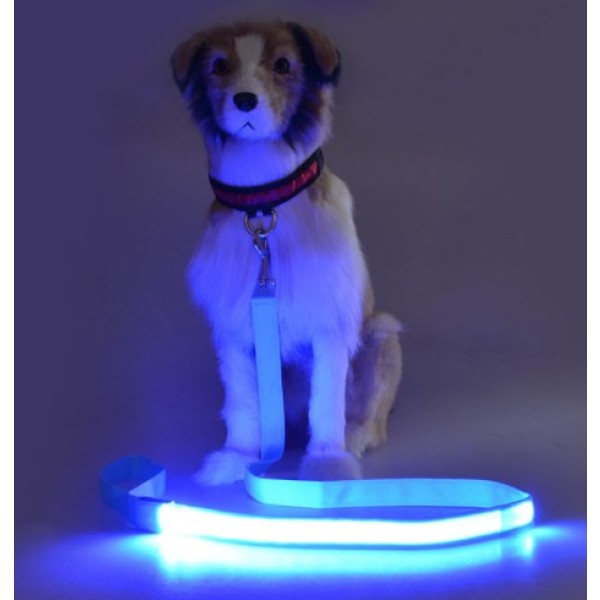 LED狗狗牵引绳厂家-USB充电发光牵绳