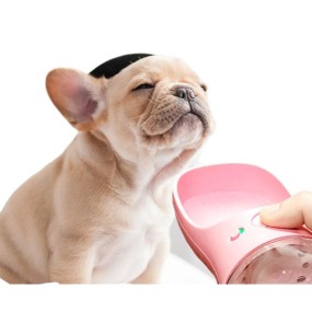 宠物旅行水壶厂家-350ml便携喂水瓶