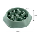 宠物缓食碗厂家-防滑PP塑料狗狗碗