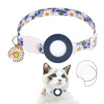 夜光宠物项圈厂家-防水Airtag仓用于猫咪