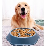 宠物缓食碗厂家-防滑PP塑料狗狗碗