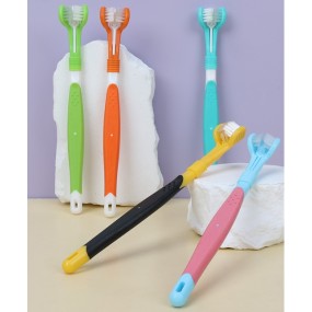 3 Sided Pet Toothbrush Factory - Nylon Dog Cat Teeth Cleaner