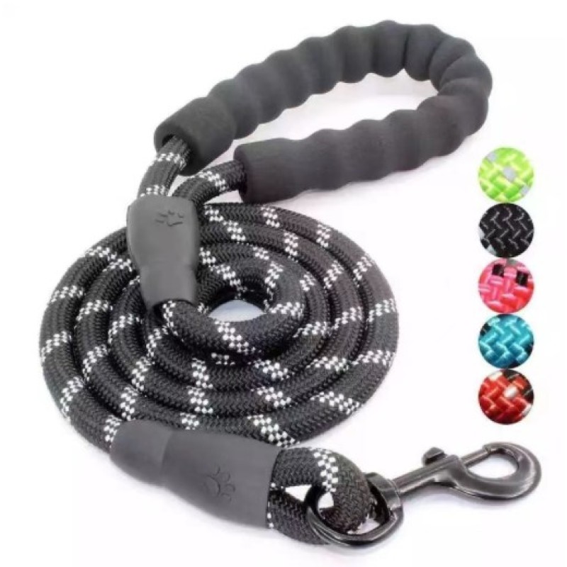 Braid Dog Leash Supplier - Round Nylon Rope Training Lead