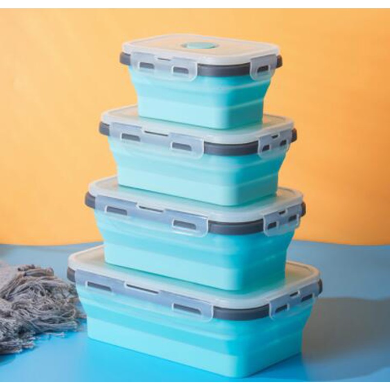 Pet Food Container Factory - Foldable Silicone Snack Storage Box