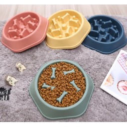 防滑宠物碗厂家-PP塑料缓食器用于训练