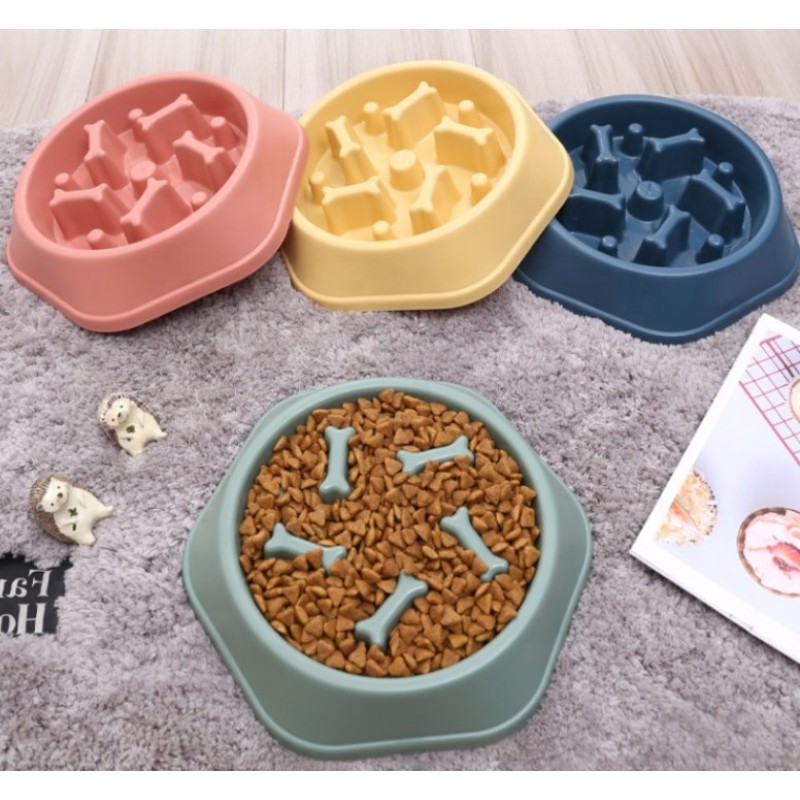 Non Slip Pet Bowl Manufacturer - PP Plastic Slow Feeder for Training