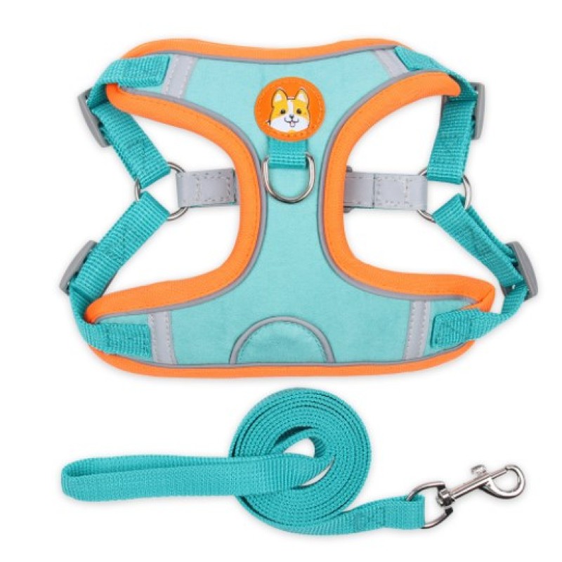 Dog Harness Set Supplier - Reflective Leash Harness Combo