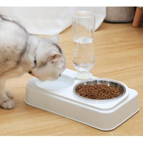 2 in 1 Pet Feeder Factory - Food Bowl and Water Bottle Set Wholesale