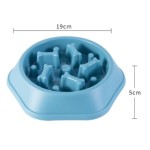 防滑宠物碗厂家-PP塑料缓食器用于训练