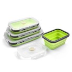 Pet Food Container Factory - Foldable Silicone Snack Storage Box