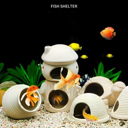 水族箱庇护所厂家-树脂鱼类藏身洞装饰