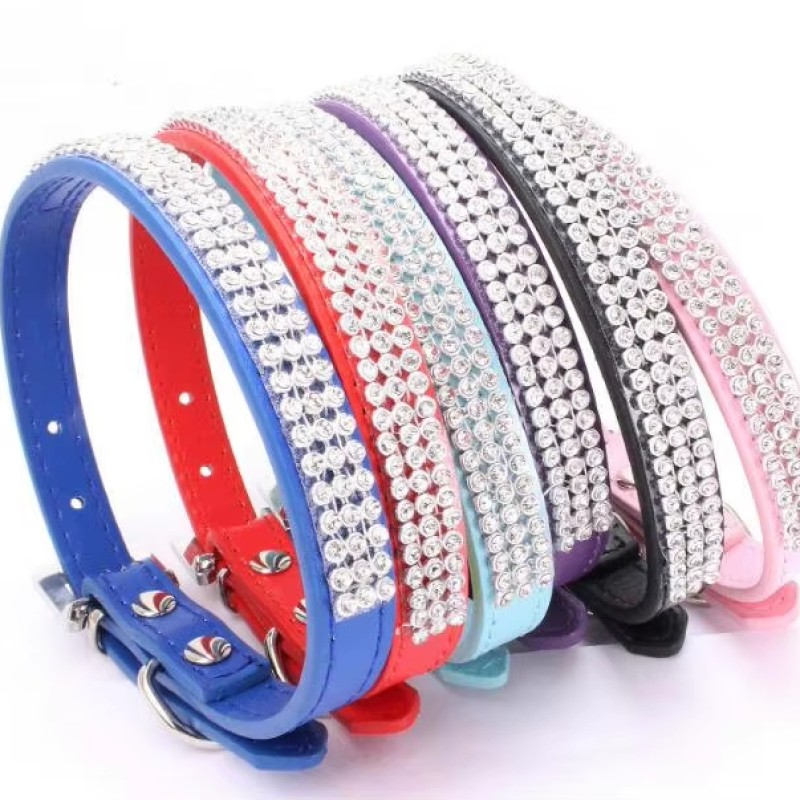Crystal Dog Collar Supplier - Rhinestone Glitter Diamond Pet Collar