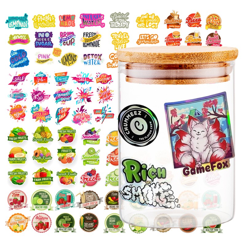 Packaging Stickers Manufacturer - Custom Holographic Vinyl Labels