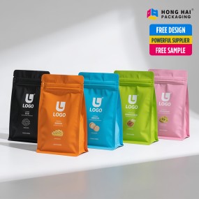 立式袋厂家 - 可定制哑光凹版印刷包装