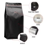Coffee Bag Factory - Custom Pattern Flat Bottom Valve Bag