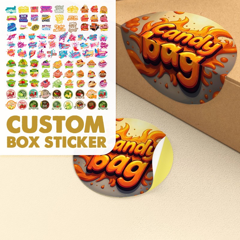 Box Stickers Factory - Custom Holographic Vinyl Labels