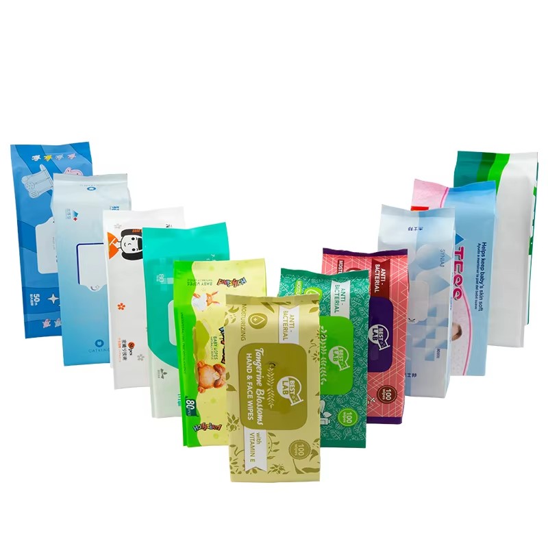 Packaging Bag Factory - Custom Side Gusset Wet Wipes Bag