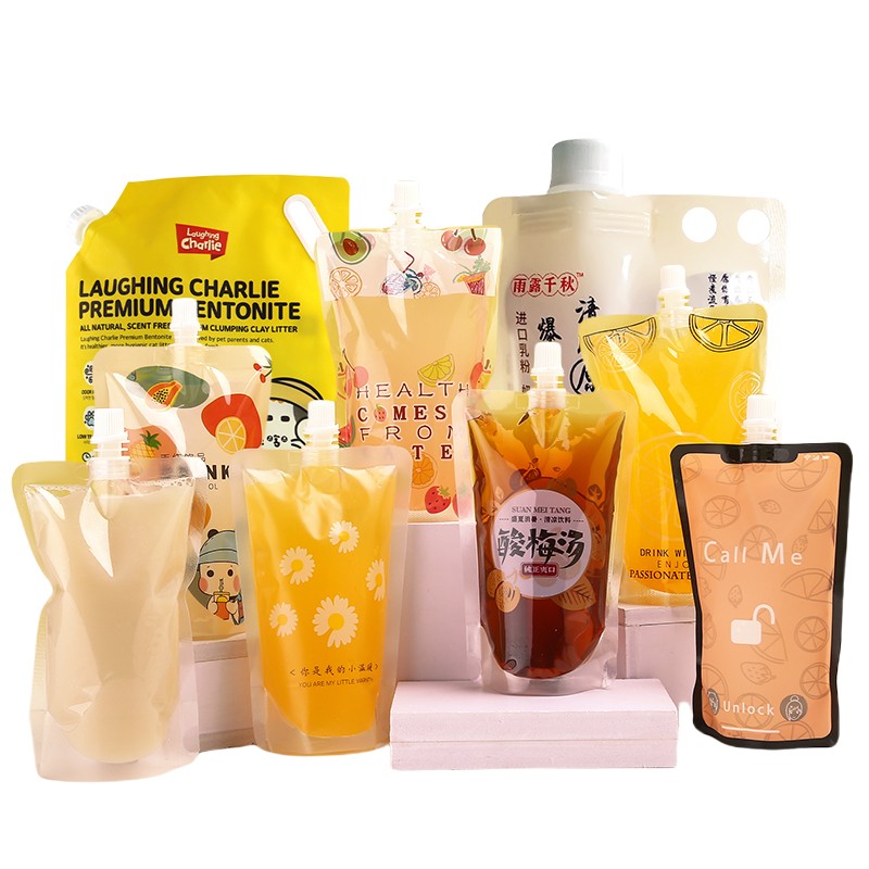 Stand Up Pouch Manufacturer - Custom Liquid Refill Spout Pouch