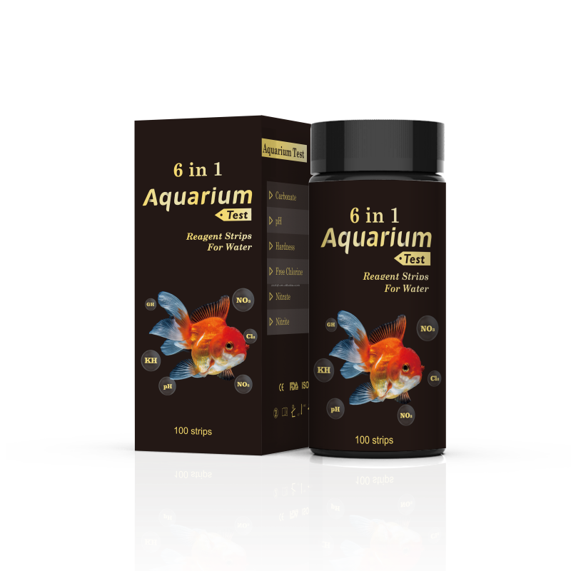 Test Strips Factory - 6 Pack Aquarium Water Quality Strips