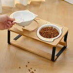 猫喂食器厂家 - 环保抬升双碗