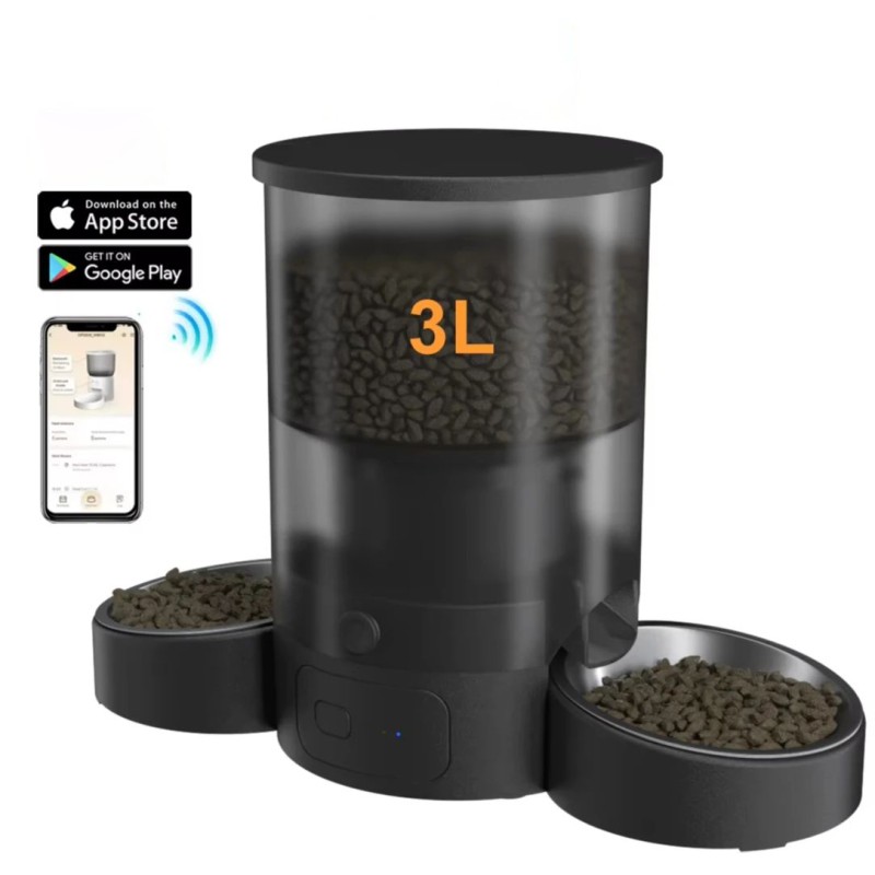 Pet Feeder Factory - Wholesale Double Bowl Smart Feeder