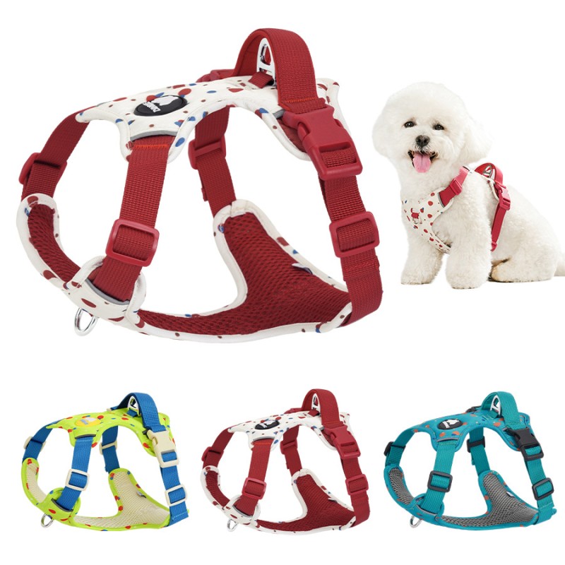 Dog Harness Factory - New Leather Chest Traction