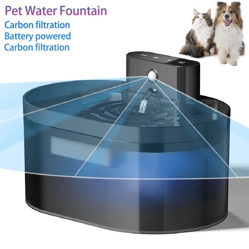 Pet Water Fountain Factory - OEM Wireless 2600mAh Sensor Fountain