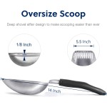 Litter Scooper Manufacturer - Portable Aluminum Alloy Long Handle Sifter