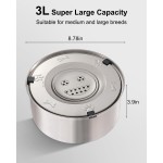 Stainless Fountain Supplier - 3.5L with Level Window Multiple Pets