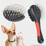 Grooming Comb Supplier - 2-Sides Dematting Tool 17 Gears Dog Brush
