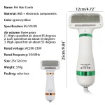 Steam Brush Factory - 3 in 1 Grooming Tools Self Cleaning Dog Products