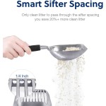 Litter Scooper Manufacturer - Portable Aluminum Alloy Long Handle Sifter