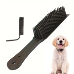 Pet Comb Supplier - Double Sided Dog Brush Bathroom Hair Remover