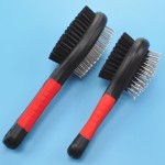 Grooming Comb Supplier - 2-Sides Dematting Tool 17 Gears Dog Brush