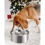 Stainless Fountain Supplier - 3.5L with Level Window Multiple Pets