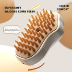 Upgrade Brush Factory - 4 in 1 Pet Steam Brush with UV Light Self Clean